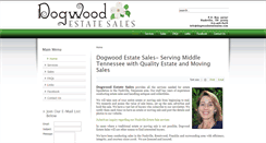 Desktop Screenshot of dogwoodestatesales.com